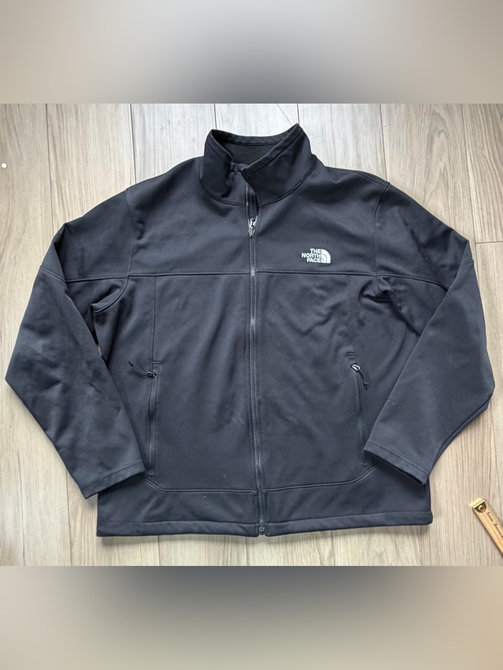 Men's North Face Apex Canyonwall Windwall Full Zip Jacket Black XL